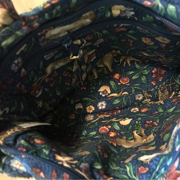 Vera Bradley Animal Kingdom Handbag Purse Bag - Picture 3 of 5